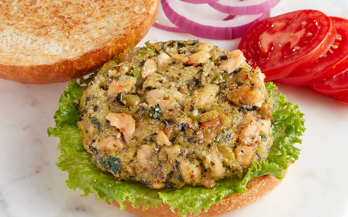 Salmon Power Burger