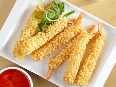 Agedama Tempura Shrimp