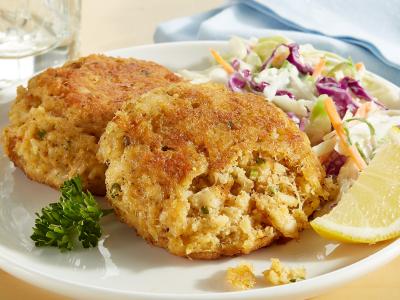 Pub-Style crab cake